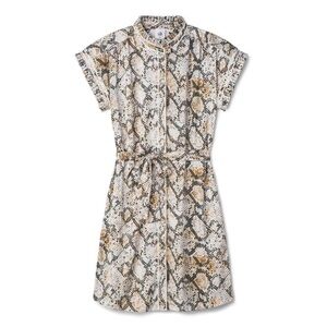 NWOT Cabi  Cobra Dress style 6759 size Small snakepront fabric w/belt